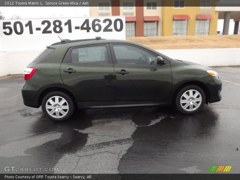 Spruce Green Mica / Ash 2012 Toyota Matrix L