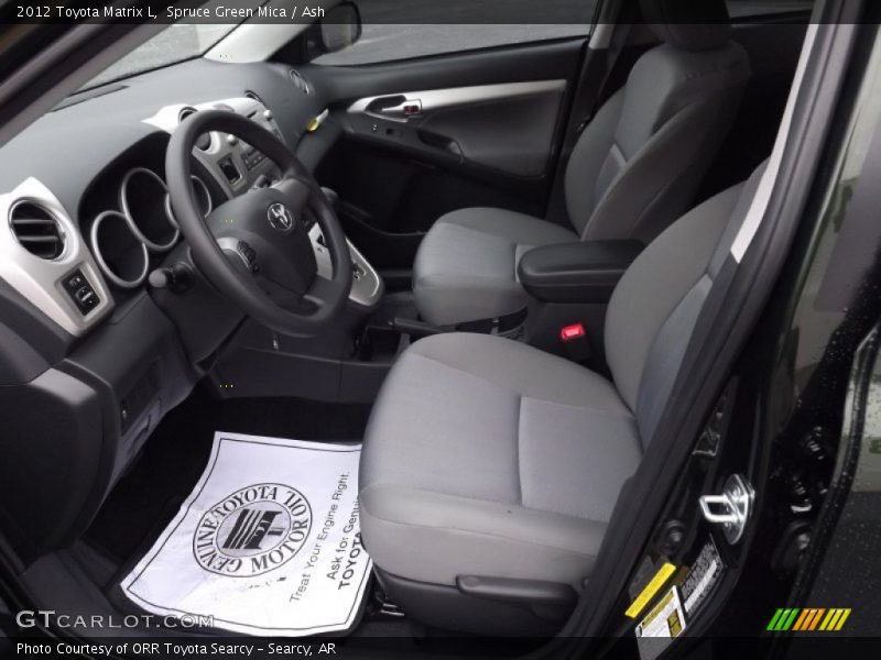  2012 Matrix L Ash Interior