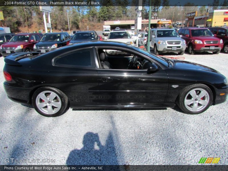 Phantom Black Metallic / Black 2004 Pontiac GTO Coupe