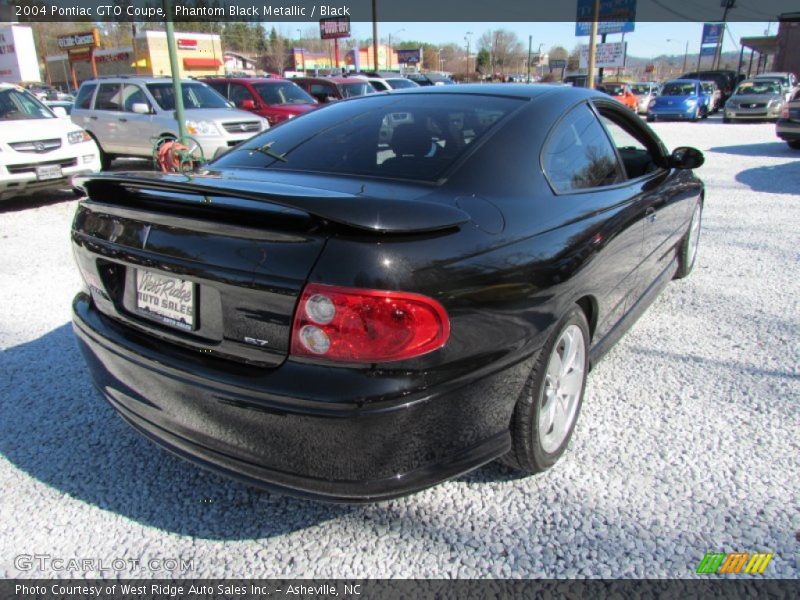 Phantom Black Metallic / Black 2004 Pontiac GTO Coupe