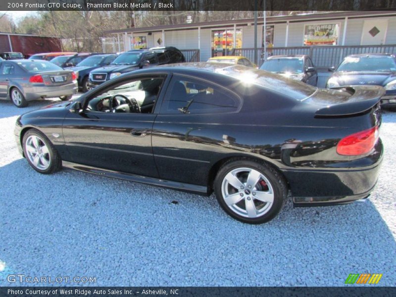Phantom Black Metallic / Black 2004 Pontiac GTO Coupe