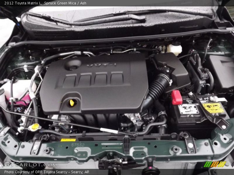  2012 Matrix L Engine - 1.8 Liter DOHC 16-Valve Dual VVT-i 4 Cylinder