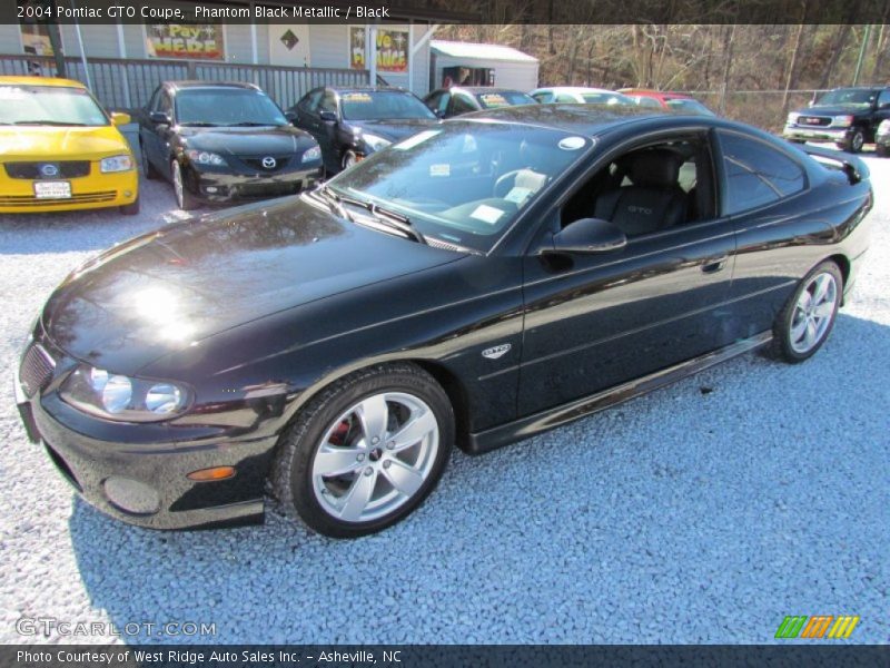 Phantom Black Metallic / Black 2004 Pontiac GTO Coupe