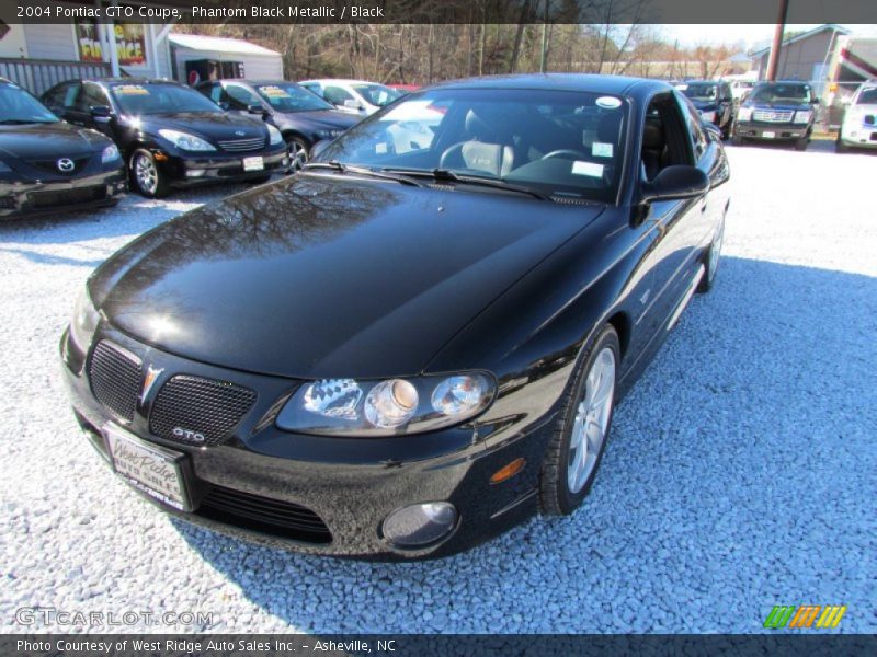 Phantom Black Metallic / Black 2004 Pontiac GTO Coupe