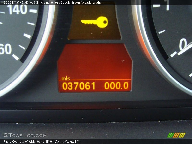 Alpine White / Saddle Brown Nevada Leather 2009 BMW X5 xDrive30i