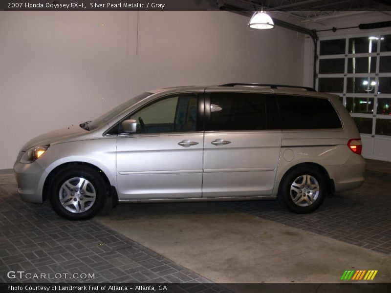 Silver Pearl Metallic / Gray 2007 Honda Odyssey EX-L