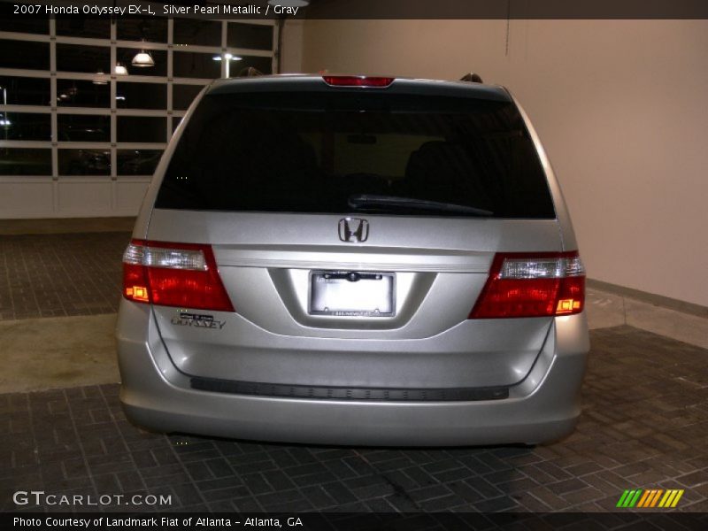 Silver Pearl Metallic / Gray 2007 Honda Odyssey EX-L