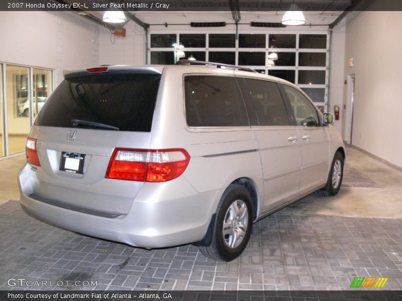 Silver Pearl Metallic / Gray 2007 Honda Odyssey EX-L