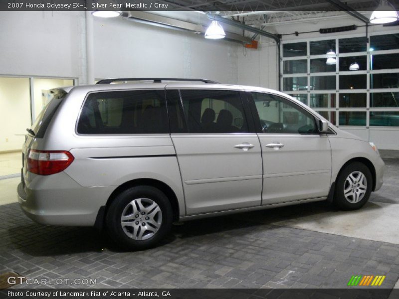 Silver Pearl Metallic / Gray 2007 Honda Odyssey EX-L