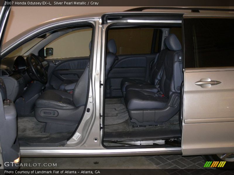 Silver Pearl Metallic / Gray 2007 Honda Odyssey EX-L