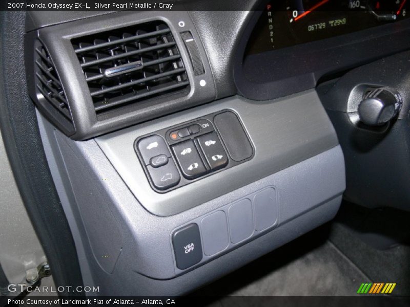 Silver Pearl Metallic / Gray 2007 Honda Odyssey EX-L
