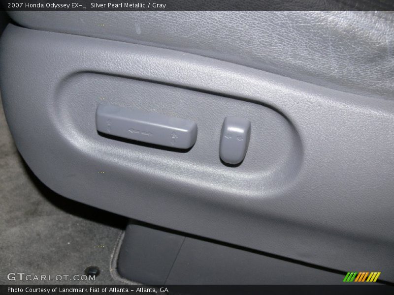 Silver Pearl Metallic / Gray 2007 Honda Odyssey EX-L