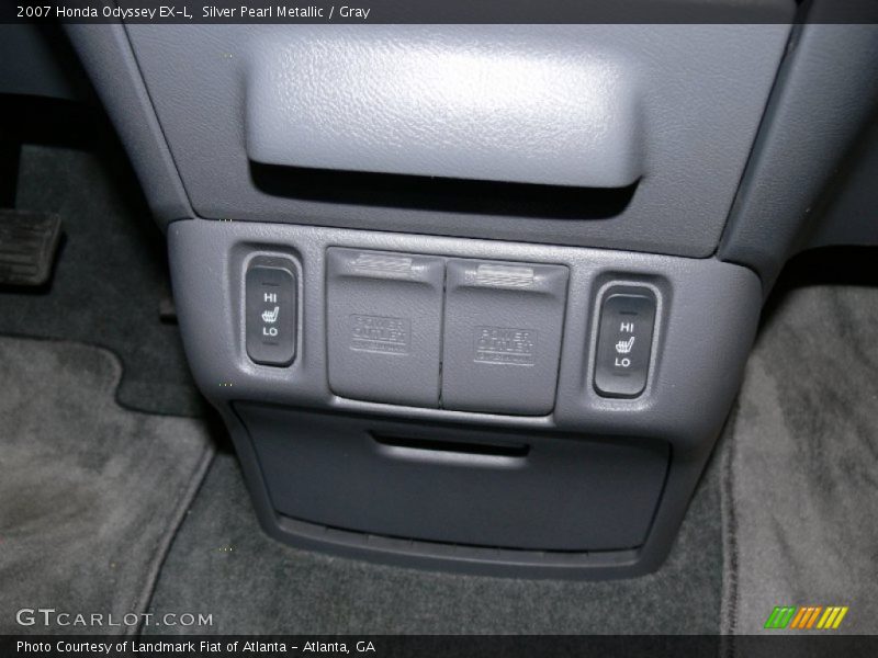 Silver Pearl Metallic / Gray 2007 Honda Odyssey EX-L