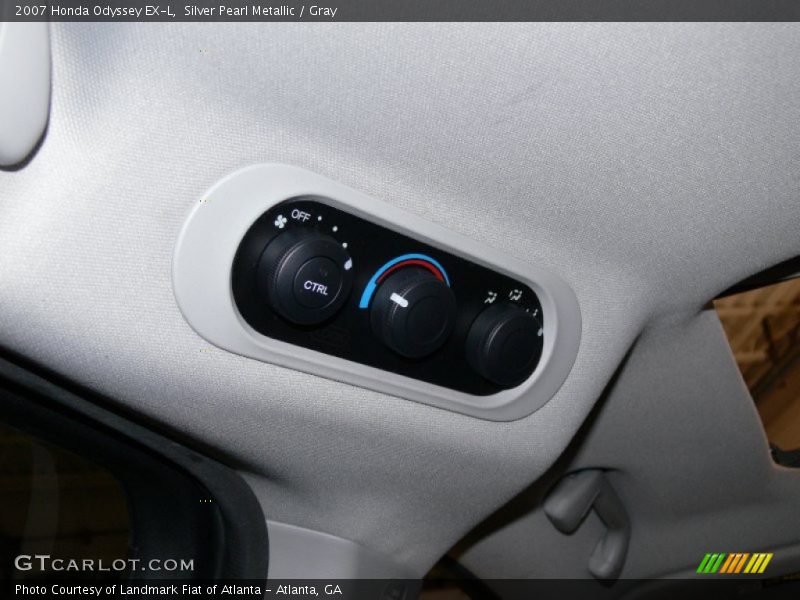 Silver Pearl Metallic / Gray 2007 Honda Odyssey EX-L