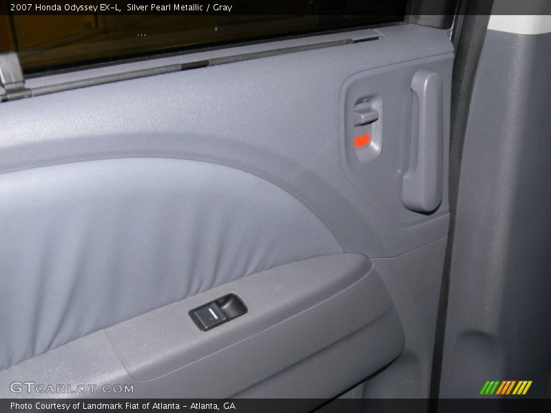 Silver Pearl Metallic / Gray 2007 Honda Odyssey EX-L
