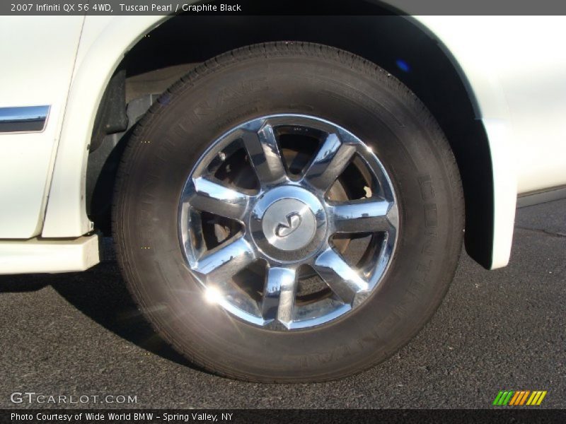 Tuscan Pearl / Graphite Black 2007 Infiniti QX 56 4WD