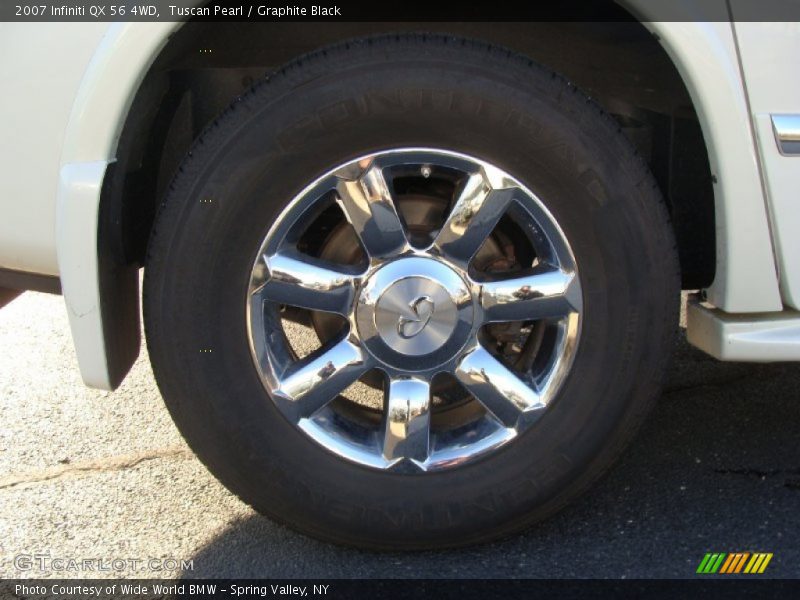Tuscan Pearl / Graphite Black 2007 Infiniti QX 56 4WD