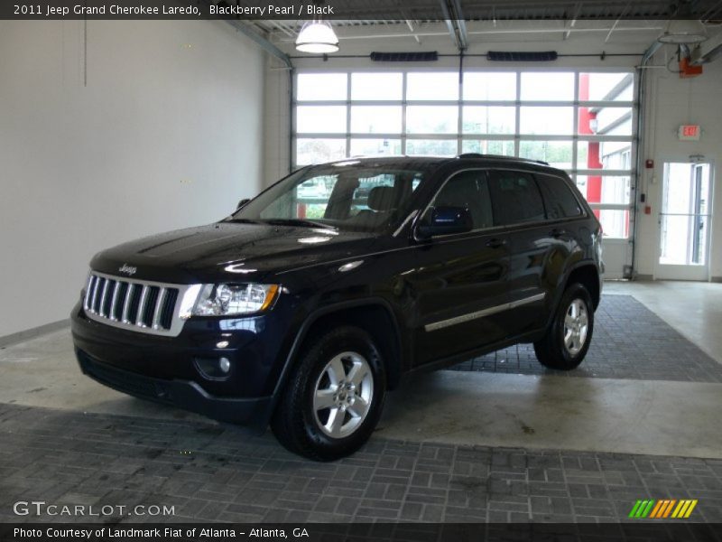 Blackberry Pearl / Black 2011 Jeep Grand Cherokee Laredo