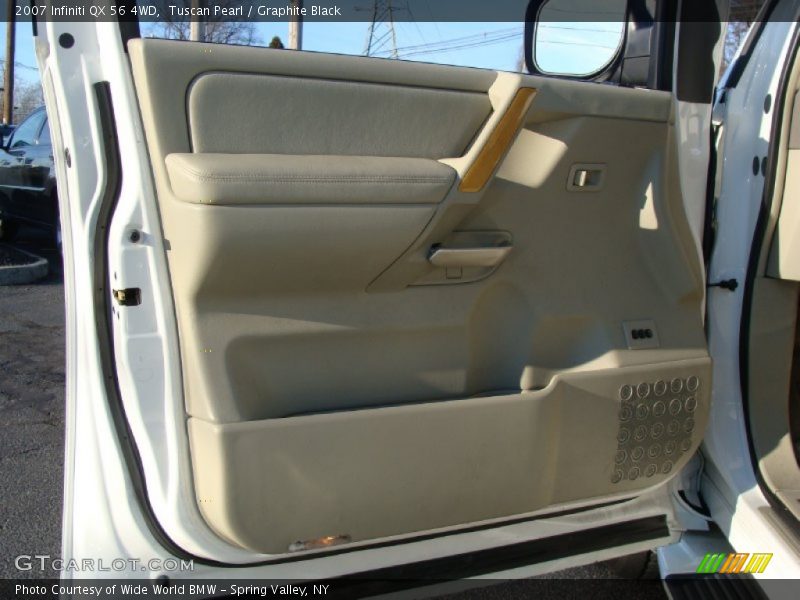 Tuscan Pearl / Graphite Black 2007 Infiniti QX 56 4WD