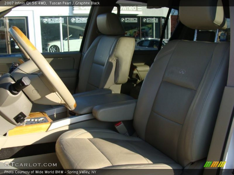Tuscan Pearl / Graphite Black 2007 Infiniti QX 56 4WD