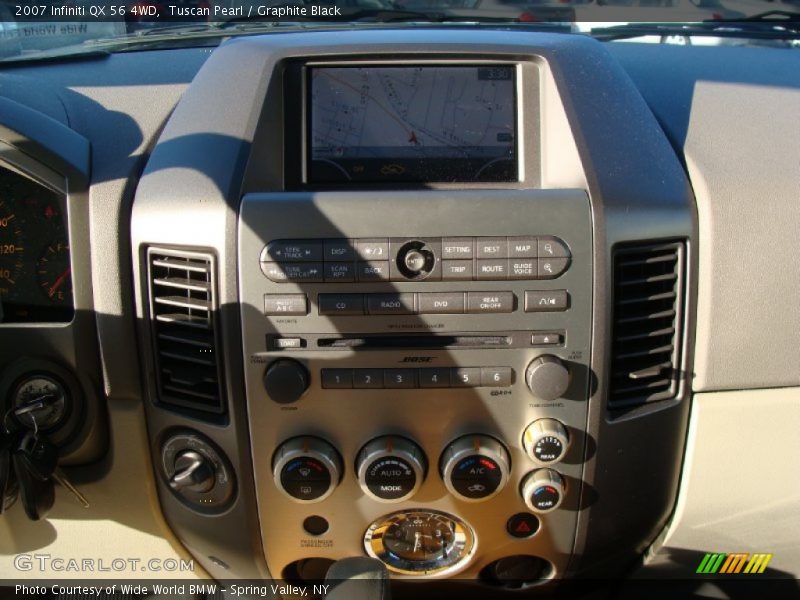 Tuscan Pearl / Graphite Black 2007 Infiniti QX 56 4WD