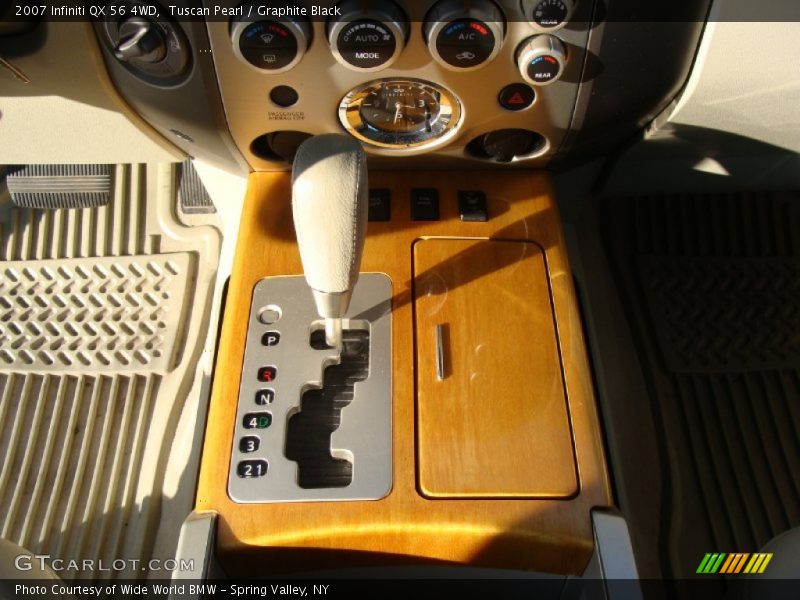 Tuscan Pearl / Graphite Black 2007 Infiniti QX 56 4WD