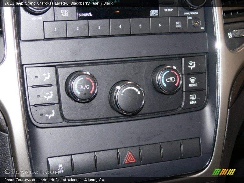 Blackberry Pearl / Black 2011 Jeep Grand Cherokee Laredo