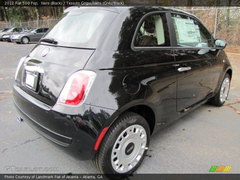 Nero (Black) / Tessuto Grigio/Nero (Grey/Black) 2012 Fiat 500 Pop