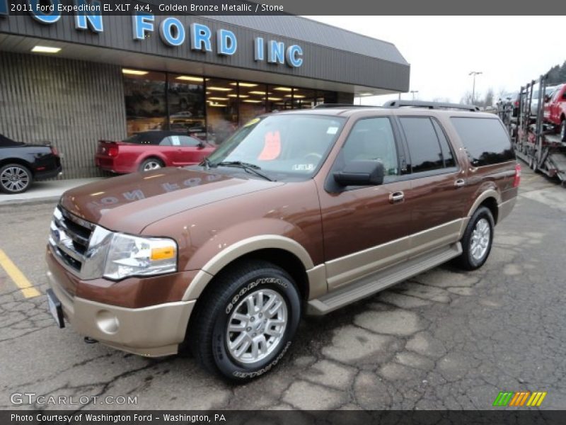 Golden Bronze Metallic / Stone 2011 Ford Expedition EL XLT 4x4