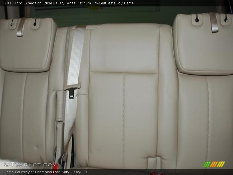 White Platinum Tri-Coat Metallic / Camel 2010 Ford Expedition Eddie Bauer