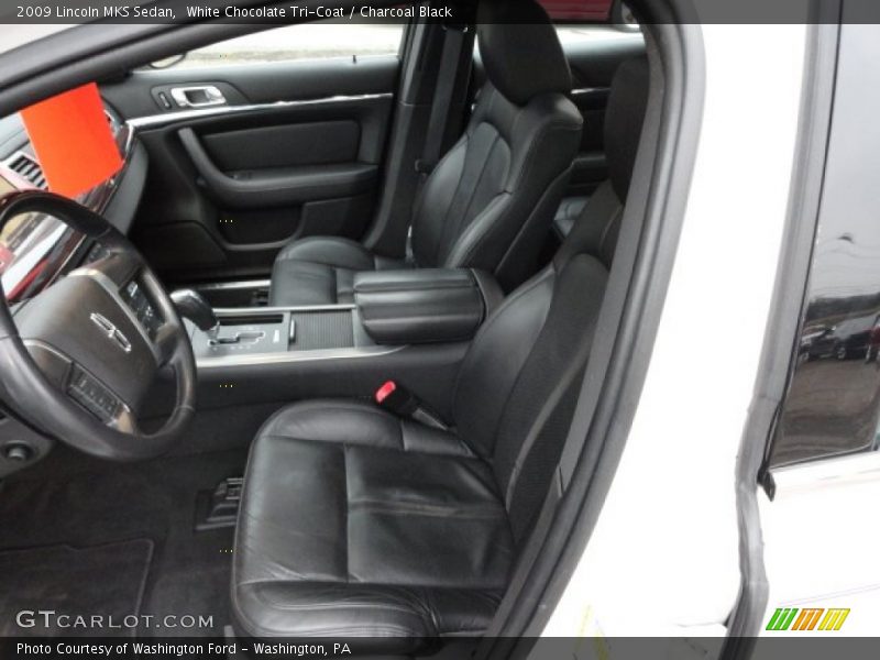 White Chocolate Tri-Coat / Charcoal Black 2009 Lincoln MKS Sedan