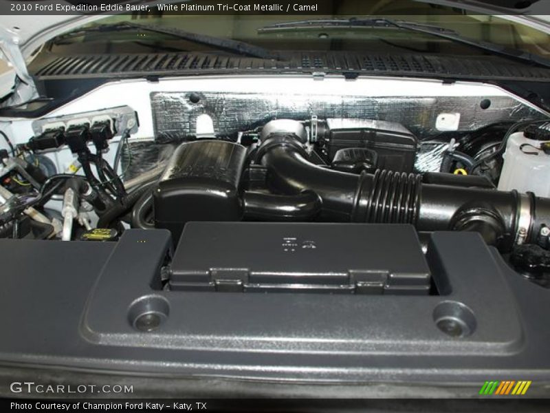 White Platinum Tri-Coat Metallic / Camel 2010 Ford Expedition Eddie Bauer