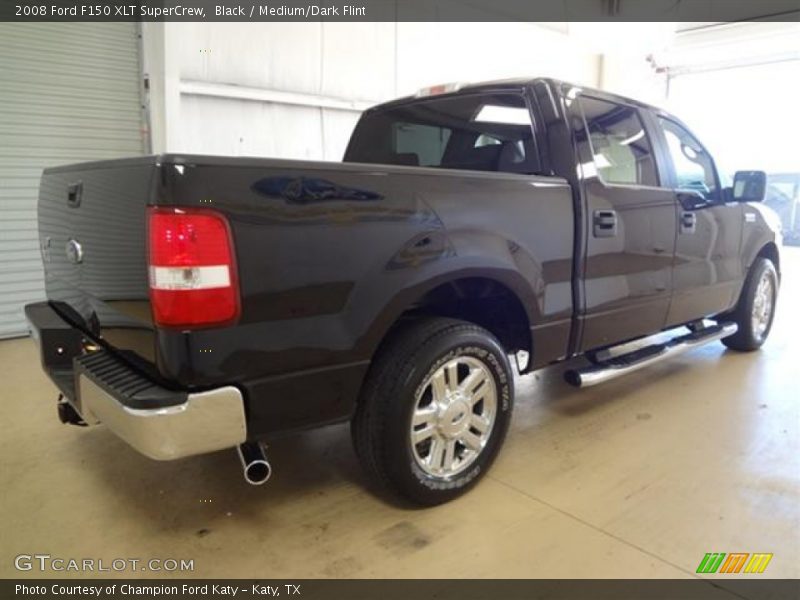 Black / Medium/Dark Flint 2008 Ford F150 XLT SuperCrew