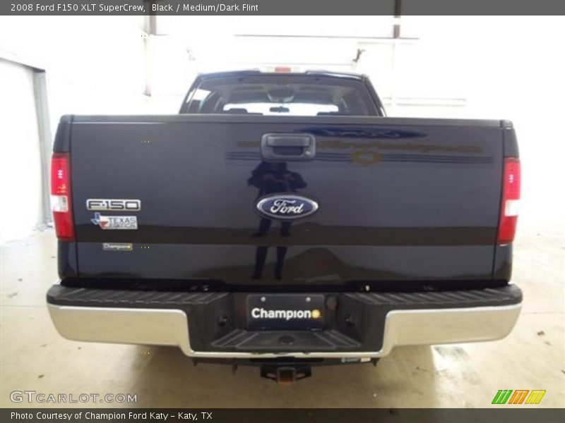 Black / Medium/Dark Flint 2008 Ford F150 XLT SuperCrew