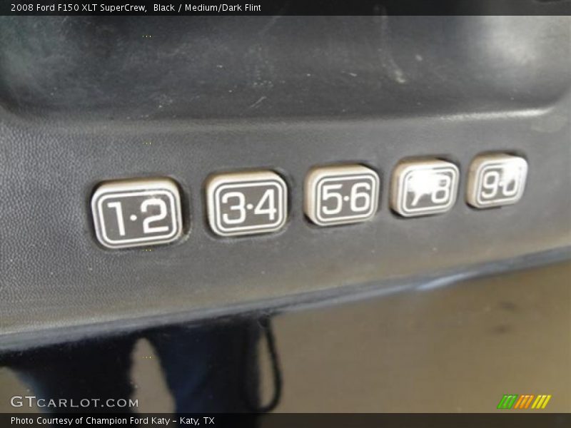 Black / Medium/Dark Flint 2008 Ford F150 XLT SuperCrew