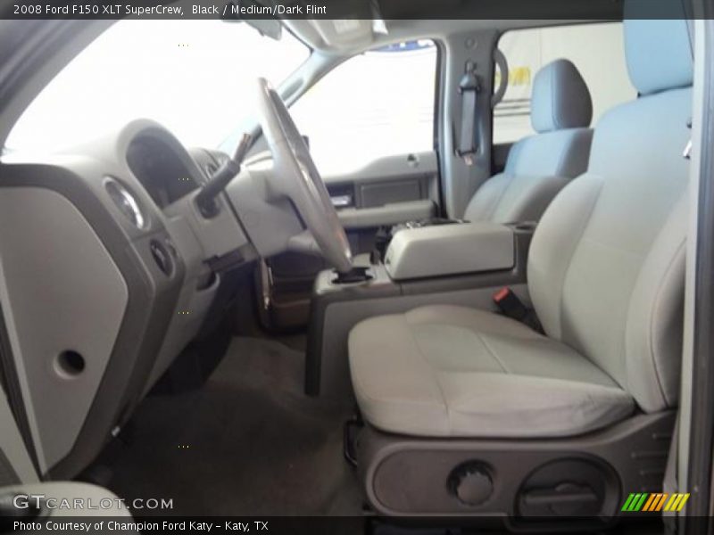 Black / Medium/Dark Flint 2008 Ford F150 XLT SuperCrew