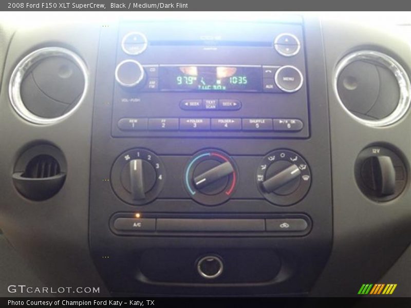 Black / Medium/Dark Flint 2008 Ford F150 XLT SuperCrew