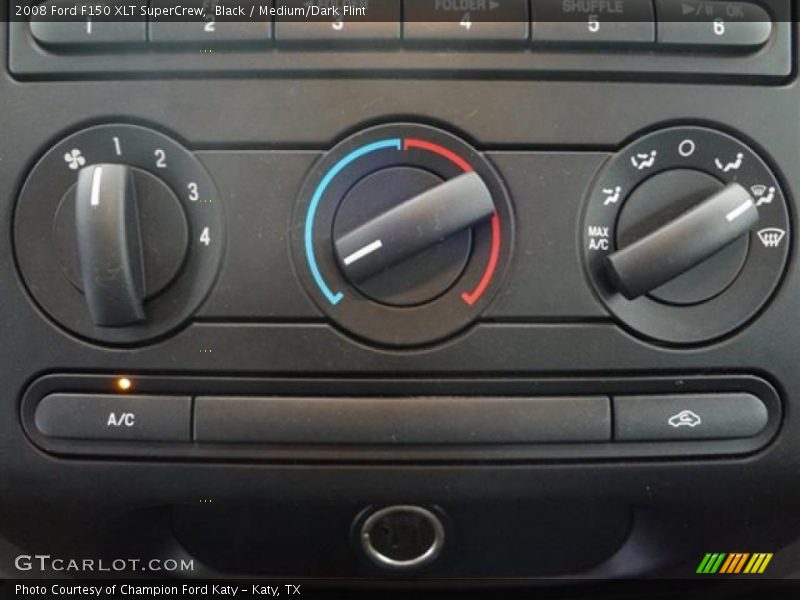Black / Medium/Dark Flint 2008 Ford F150 XLT SuperCrew