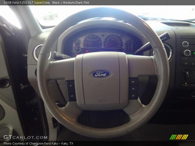Black / Medium/Dark Flint 2008 Ford F150 XLT SuperCrew