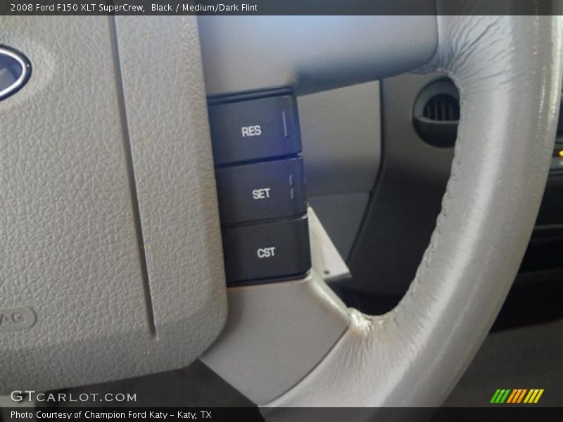 Black / Medium/Dark Flint 2008 Ford F150 XLT SuperCrew