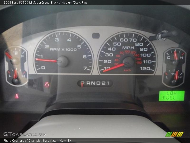 Black / Medium/Dark Flint 2008 Ford F150 XLT SuperCrew