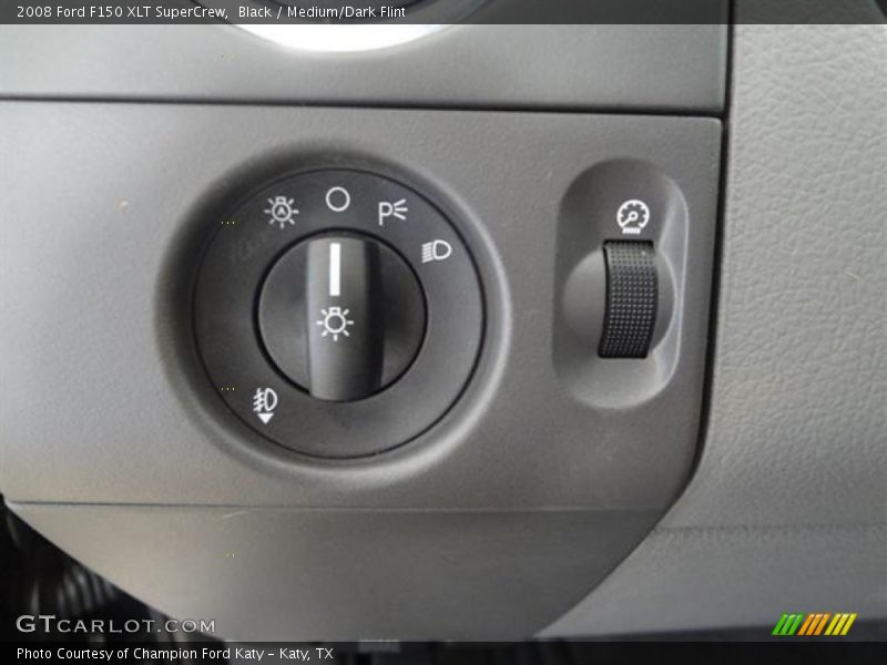 Black / Medium/Dark Flint 2008 Ford F150 XLT SuperCrew