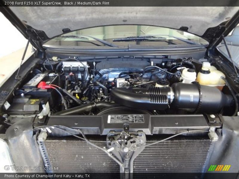 Black / Medium/Dark Flint 2008 Ford F150 XLT SuperCrew