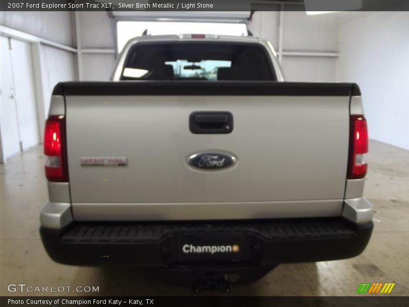Silver Birch Metallic / Light Stone 2007 Ford Explorer Sport Trac XLT