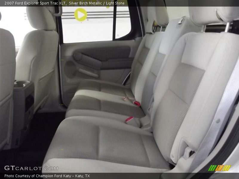 Silver Birch Metallic / Light Stone 2007 Ford Explorer Sport Trac XLT