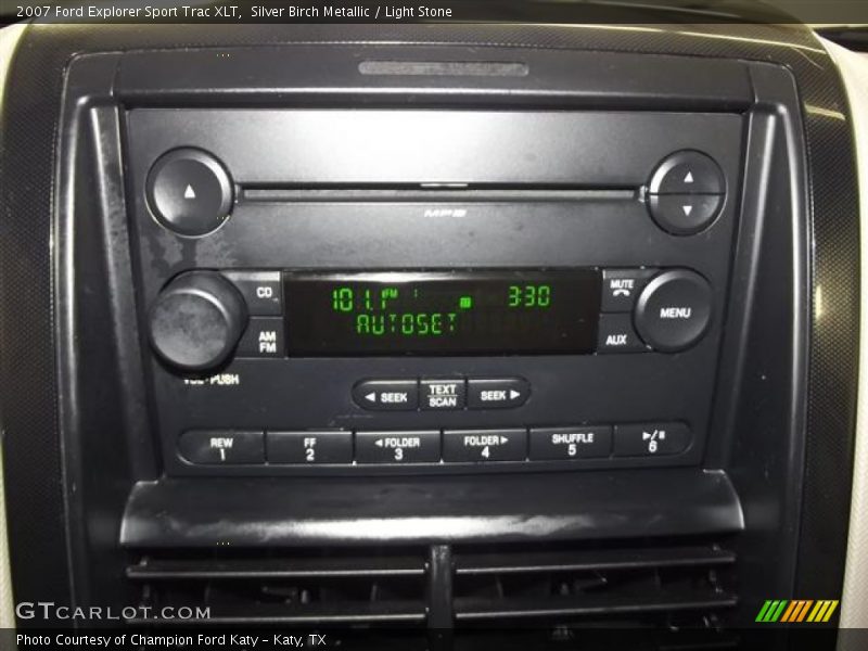 Audio System of 2007 Explorer Sport Trac XLT