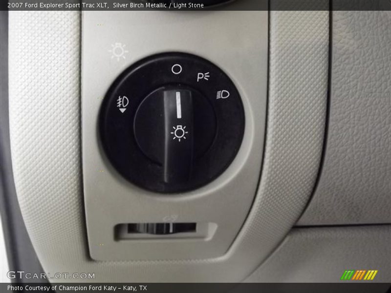 Silver Birch Metallic / Light Stone 2007 Ford Explorer Sport Trac XLT