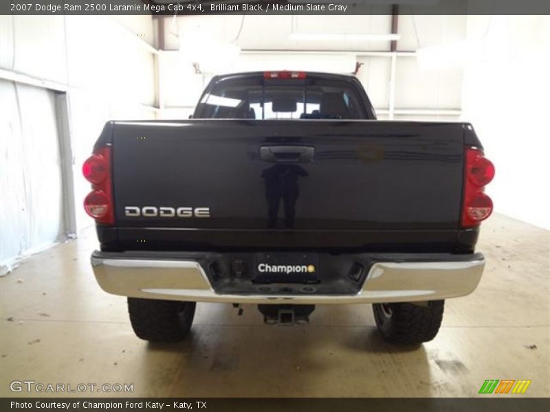 Brilliant Black / Medium Slate Gray 2007 Dodge Ram 2500 Laramie Mega Cab 4x4