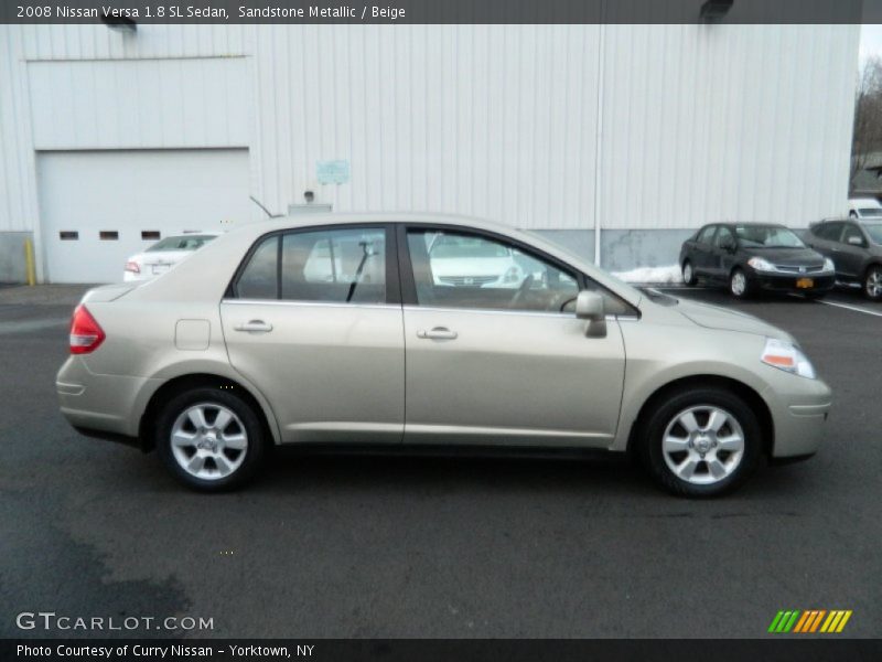 Sandstone Metallic / Beige 2008 Nissan Versa 1.8 SL Sedan