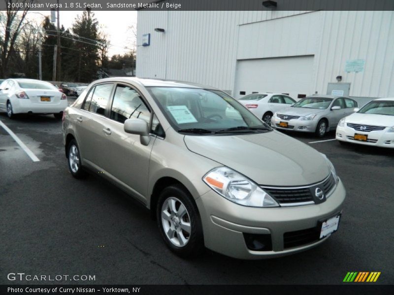 Sandstone Metallic / Beige 2008 Nissan Versa 1.8 SL Sedan